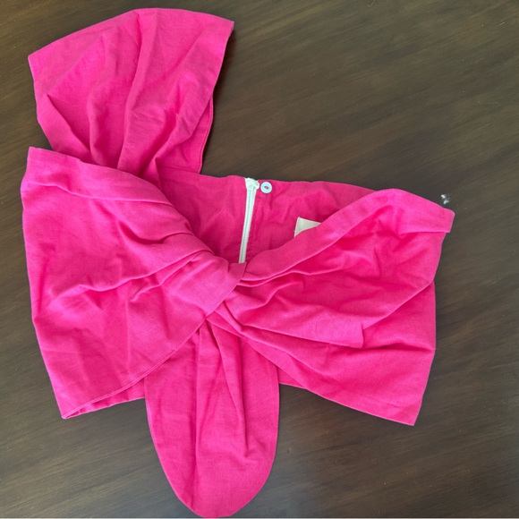 NWT JUST BEE QUEEN one shoulder crop top - Picture 1 of 3
